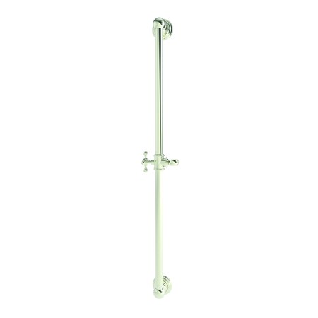 Newport Brass Slide Bar With Hand Shower Set in Polished Nickel 294-15